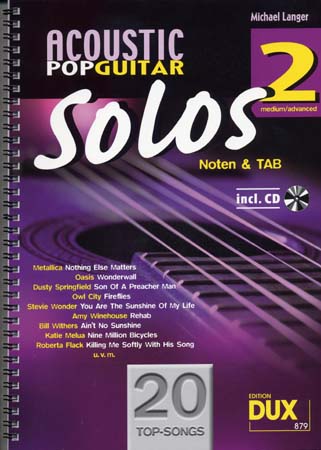 Acoustic Pop Guitar Solos Solf. & Tab Vol.2 + CD