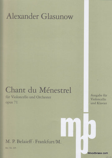 Glasunow Alexander - Chant Du Menestrel Op.71