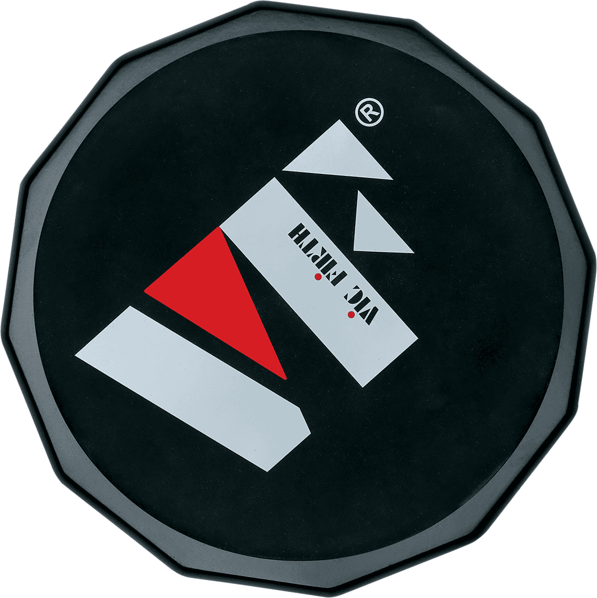 Set siliconen pad van 6" met Vic Firth-logo + standaard