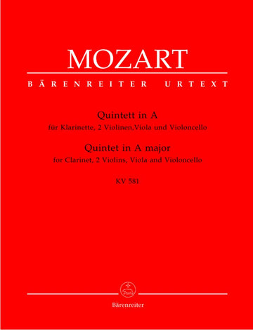 Moz W.A. - Quintette En La Majeur Kv 581 - Clarinette 2 Violons Alto Violoncelle