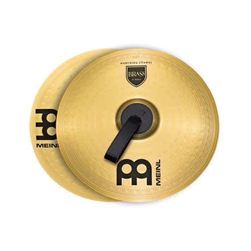 Paire Cymbales Marching 18" Laiton (la Paire)