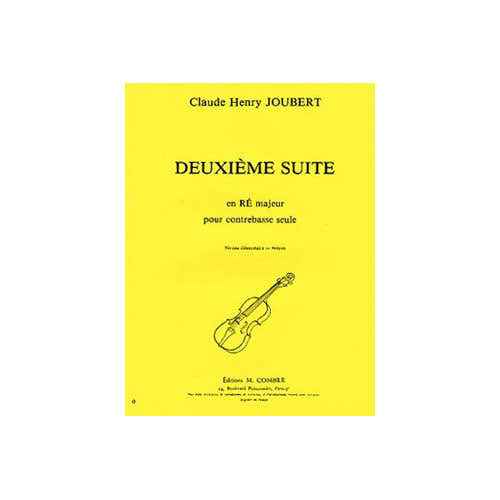 JOUBERT CLAUDE-HENRY - SUITE N°2 EN RE MAJ. - CONTREBASSE SEULE