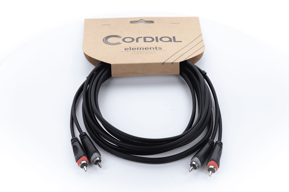 Dubbele Audiokabel RCA / RCA 6 M