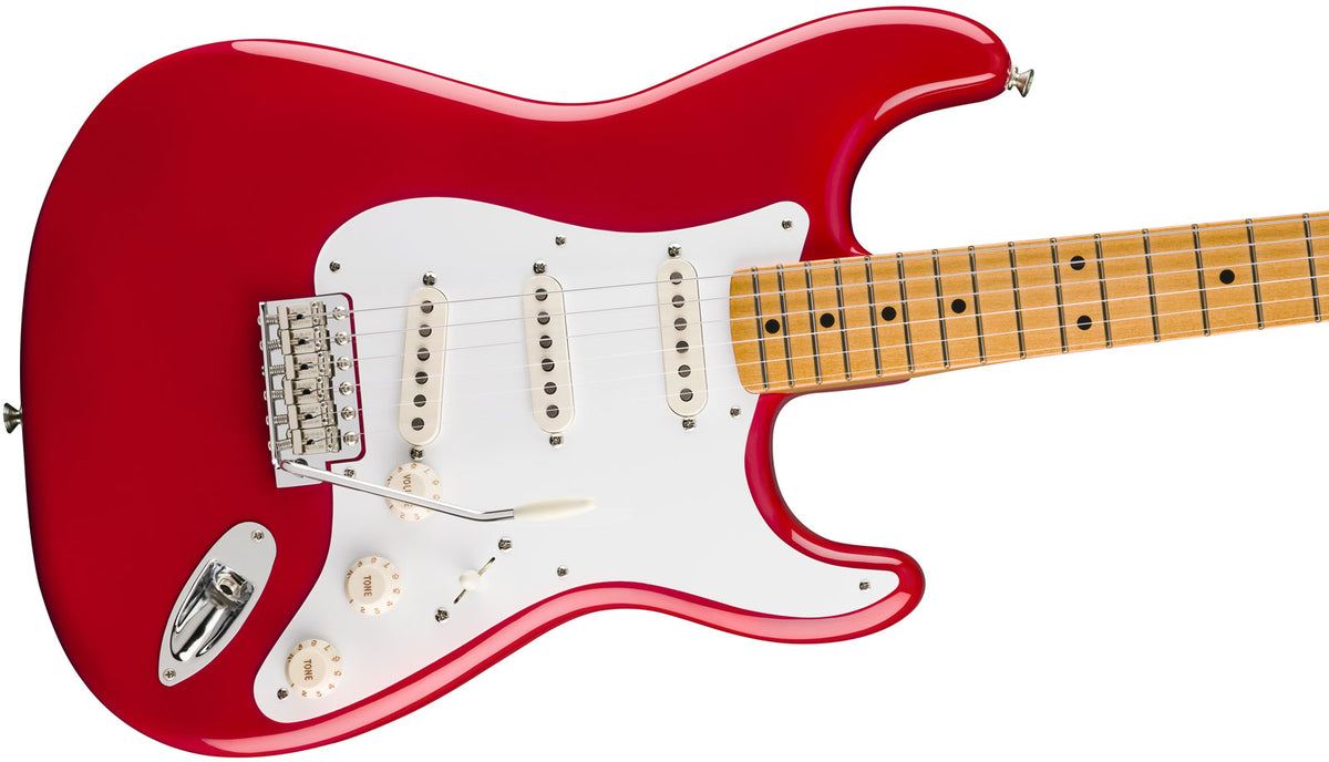 Stratocaster Eind jaren 50 Vintera III MN Dakota-rood