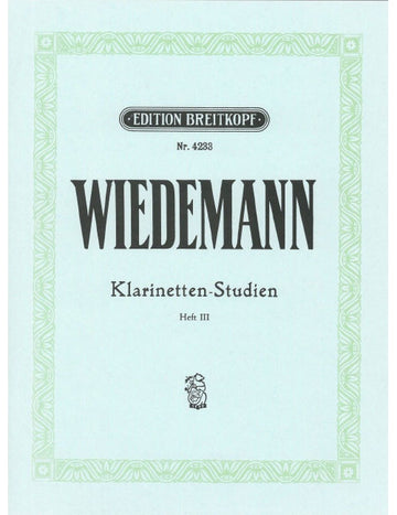 Wiedemann - KLARINETTEN-studien - Clarinette