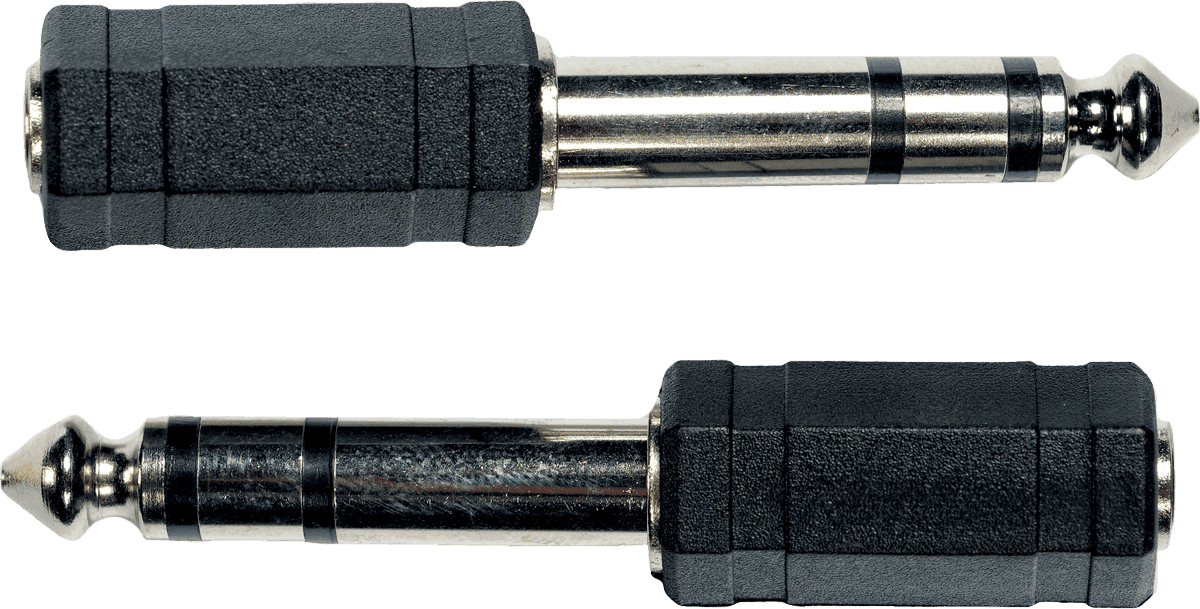 AD04 Adaptateur Jack Male Stéréo Jack Fem. 3.5 MM - Lot de 2
