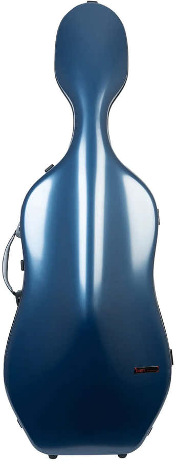 Cellokoffer 4/4 Slim Hightech - Blauw