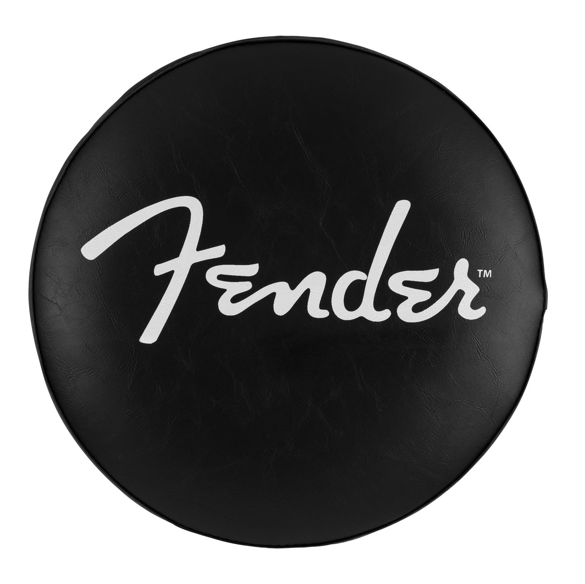 Spaghetti Logo Barstoel met plectrumzakje Zwart-chroom 24"