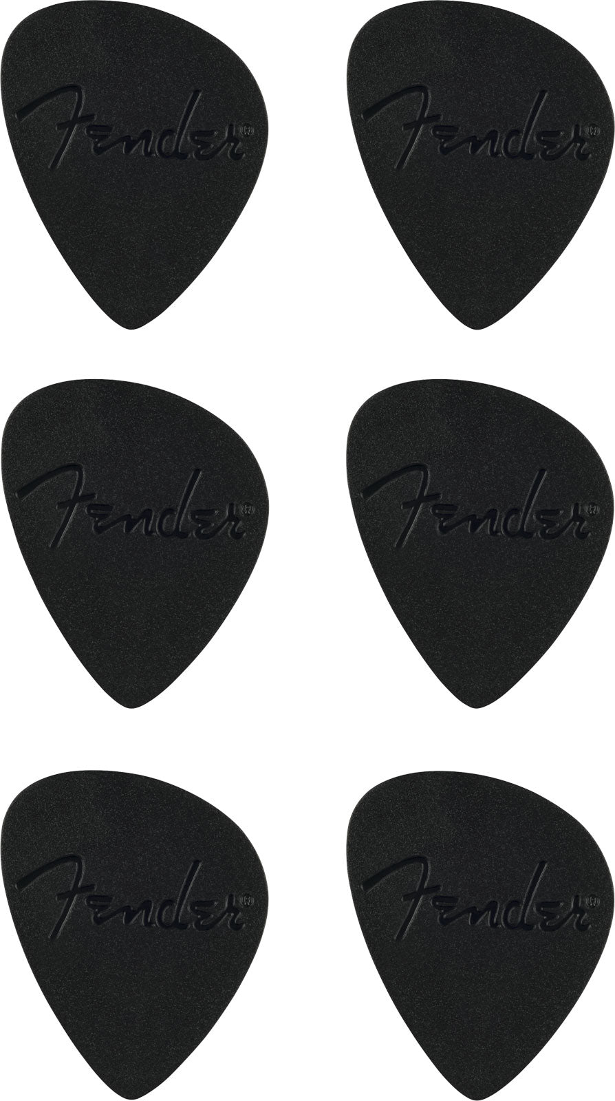 Offset-plectrums zwart (6)