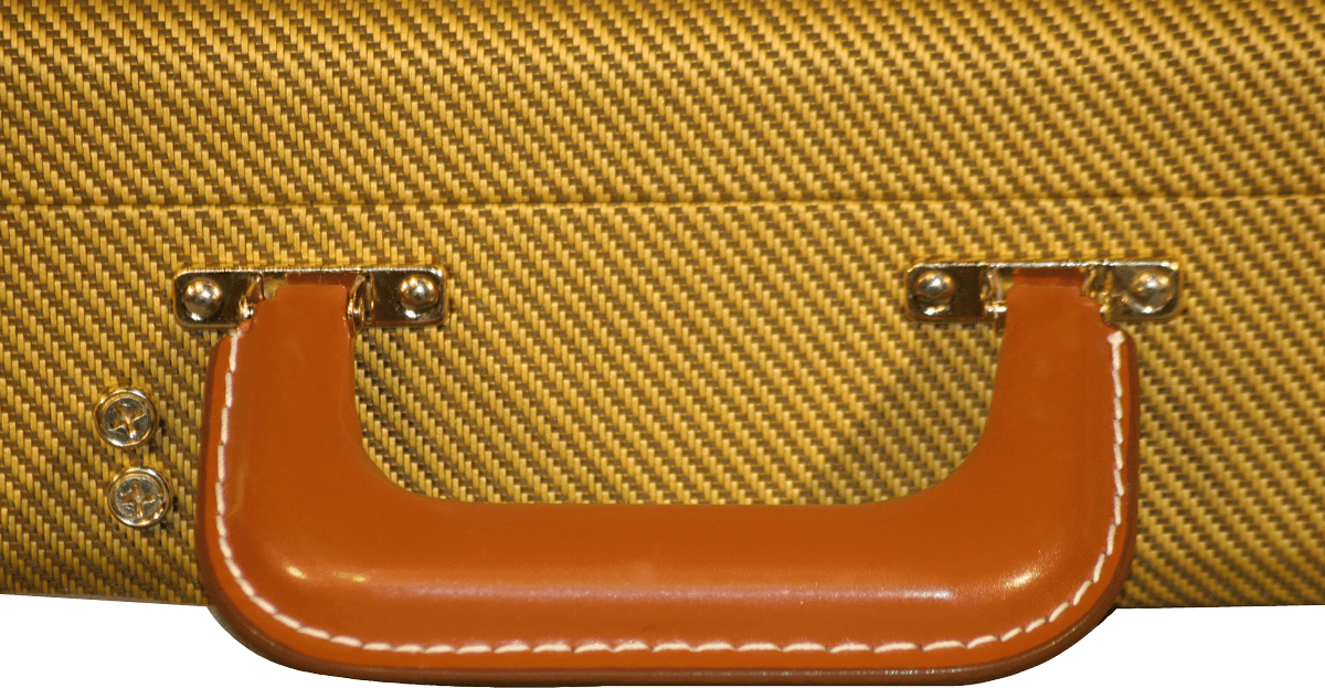 Elektrische Tweed Houten Koffer Deluxe - GW
