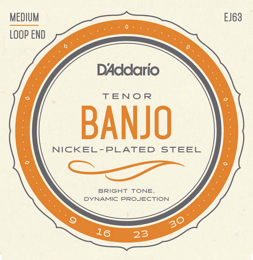 EJ63 Ténor Banjo Strings Nickel 9-30