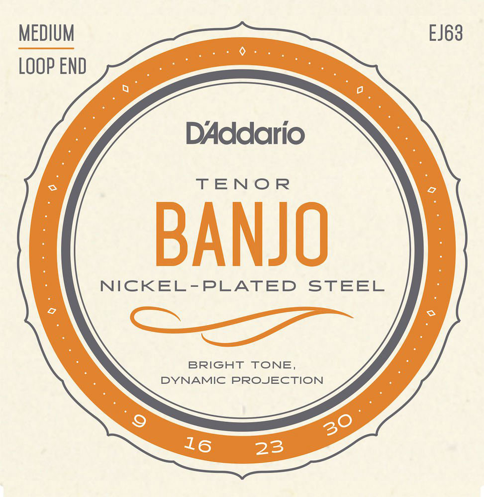 D'ADDARIO EJ63 Ténor Banjo Strings Nickel 9-30