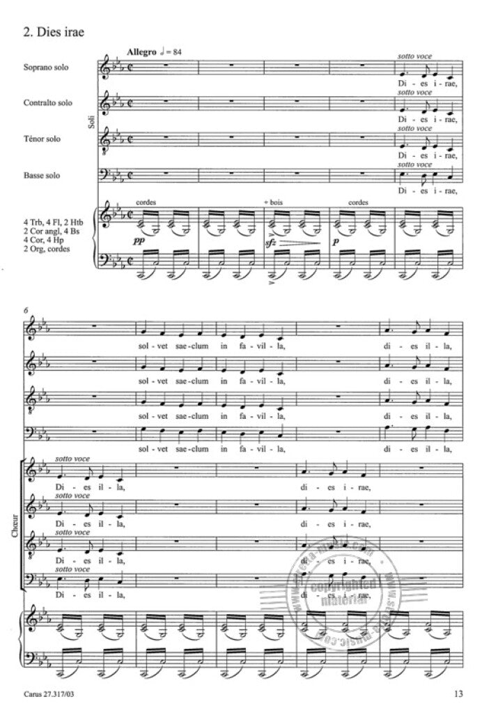 SAINT-saens Camille - Messe De Requiem Op.54 - Reduction Piano