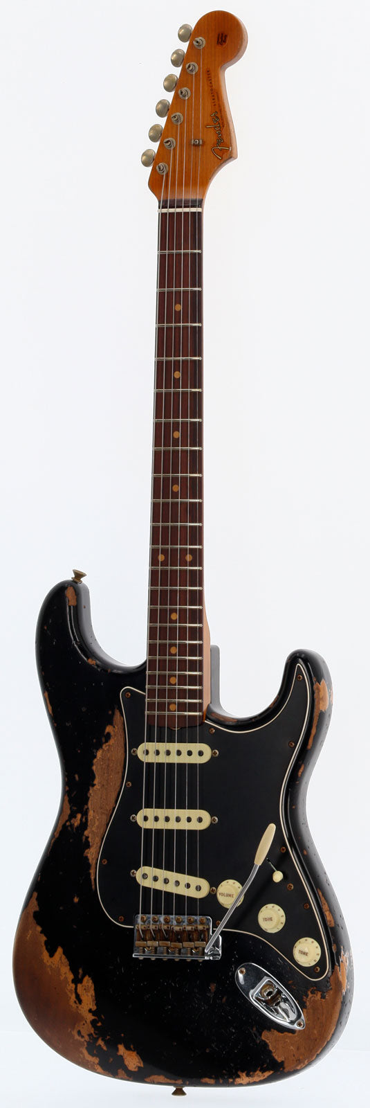 CS Stratocaster LTD Super Heavy Relic 3a RW Aged Black #CZ579437