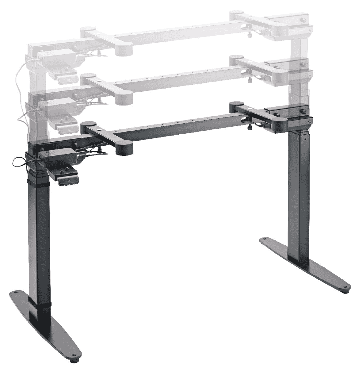 Gemotoriseerde keyboardstandaard 18800 Zwart