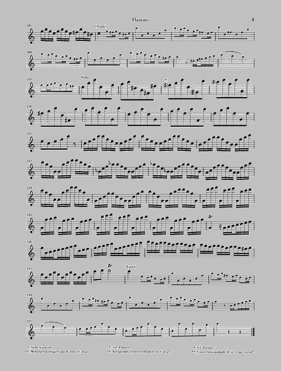 Vivaldi A. - Concerto For Flautino (Recorder/Flute) And Orchestra C Major Op. 44 11 Rv 443