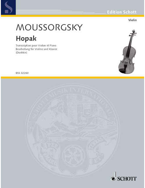Moussorgski - Hopak No. 27 - Violon et Piano