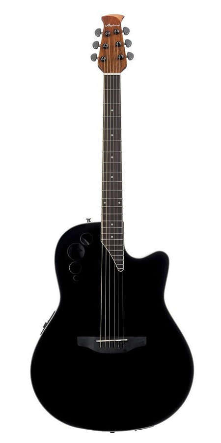 Elektro-Akoestische Gitaar Ae44Ii Mid Cutaway Black Satin