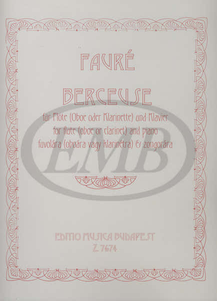 Faure G. - Berceuse Op. 16 - Flute et Piano