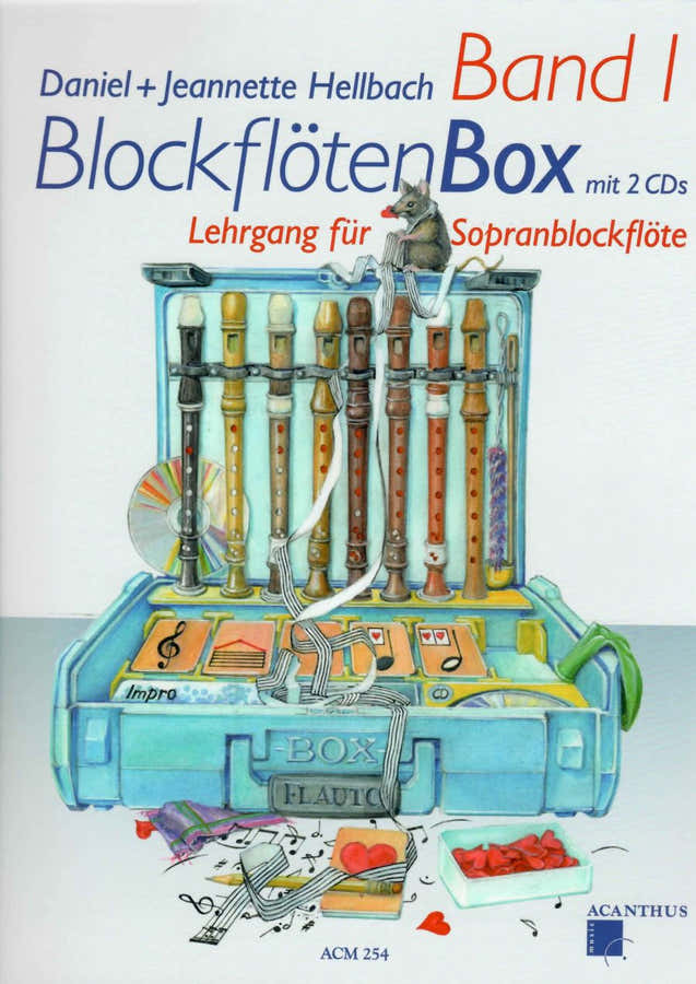Hellbach D. - Blokfluitbox Deel 1 + 2 cd's