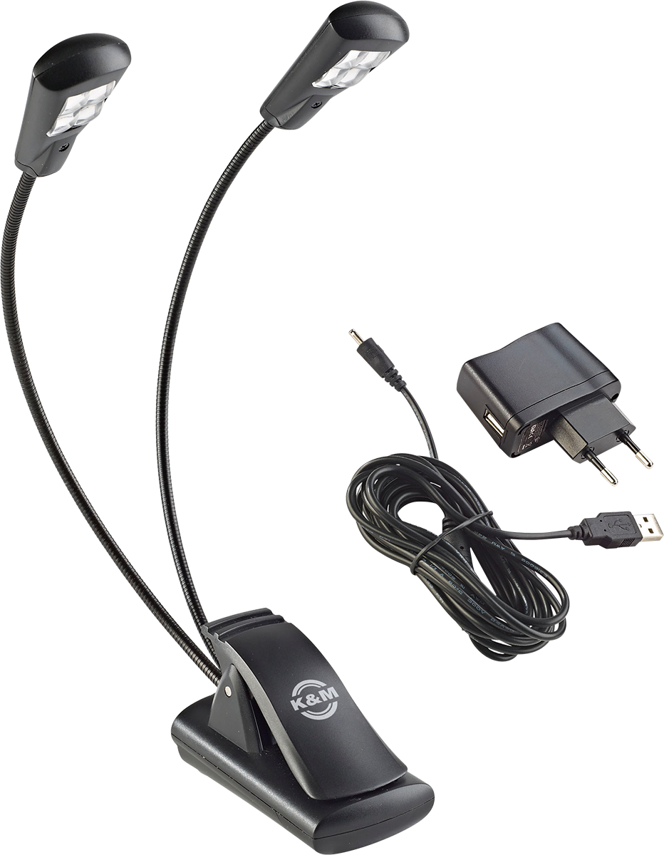 Lampe de Pupitre 2 Bras 4 Leds avec Alim