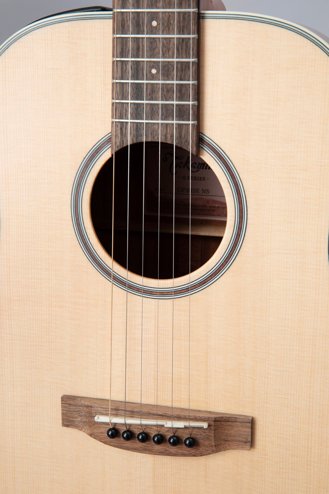 GP3HSE 3/4 Takamini Dreadnought Elektro Naturel Satijn