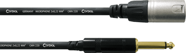 Câble Audio XLR Mâle/jack Mono 10 M