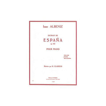 Albeniz - Tango Extr. D'espana Op.165 - Piano