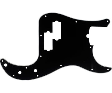 Pickguard Precision Bass 13-Hole Mount (With Truss Rod Notch) Black 3-Ply
