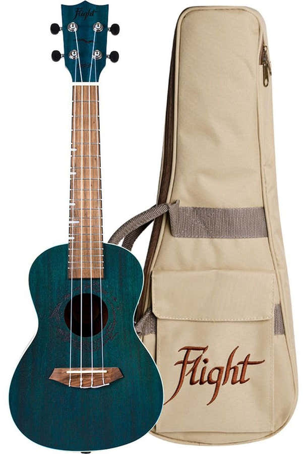Flight: Gemstone DUC380 Concert Ukulele - Topaz