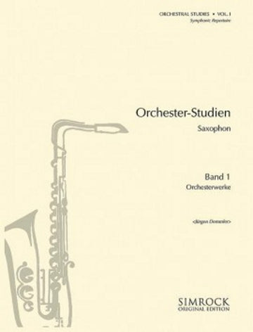 Demmler J. - ORCHESTER-studien Saxophon Vol.1