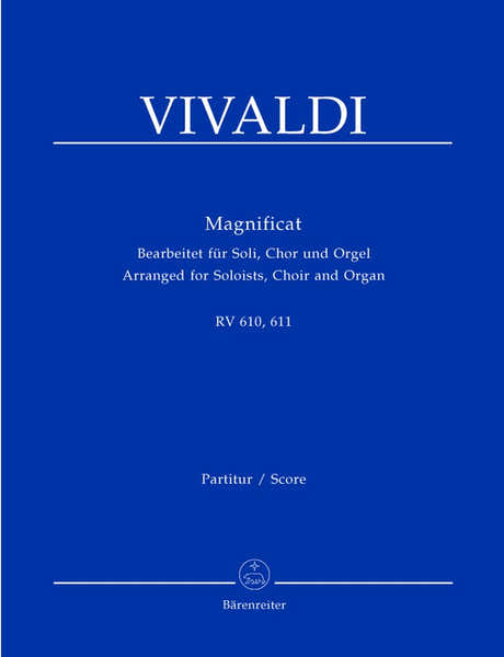 Vivaldi A. - Magnificat Rv 610/611 - Soli Choeur Orgue