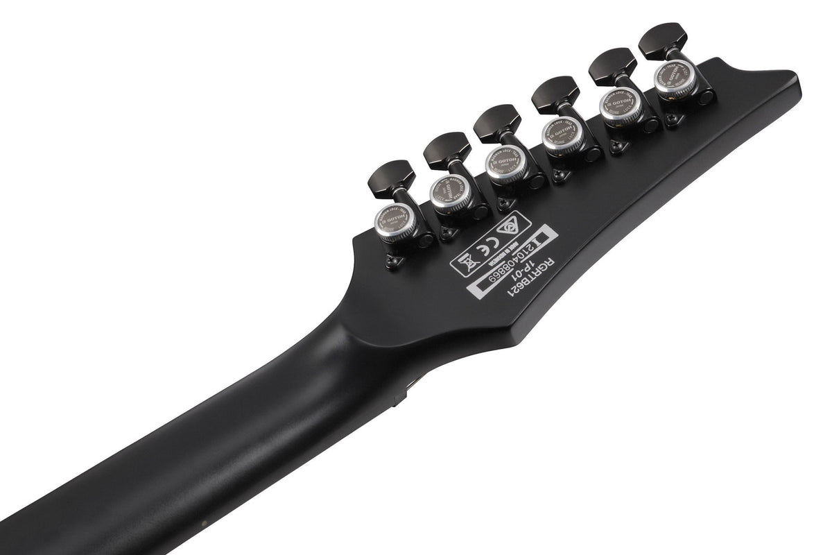 RGRTB621-BKF Black Flat RGRT Iron Label
