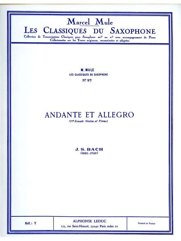 Andante Et Allegro