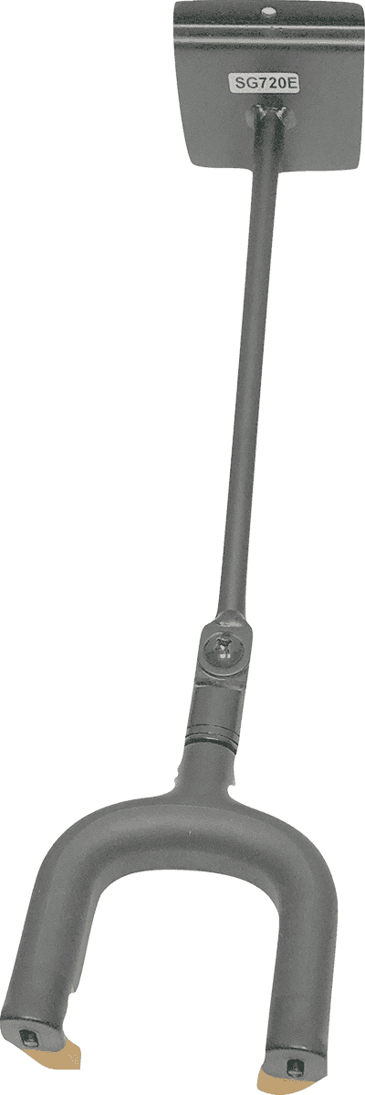 SG720e - Standaard met Grip voor Slat Wall (lange steel)