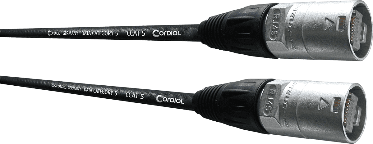 Câble Réseau CAT5E Ethercon 2,5M