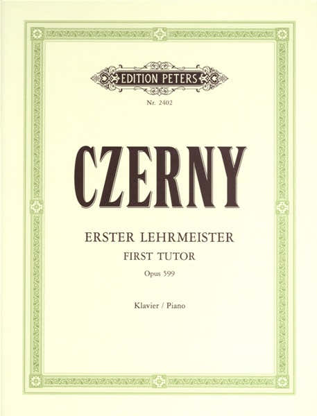 Czerny Carl - De eerste meester Op.599 - Piano