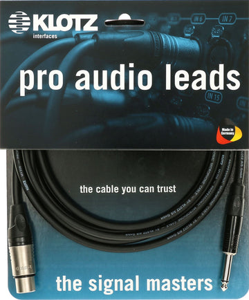 Cable Micro 5 M XLR Femelle - Jack 2P Klotz