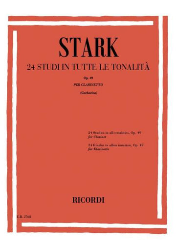 STARK ROBERT - 24 STUDI IN TUTTE LE TONALITA' OP.49 - CLARINETTE