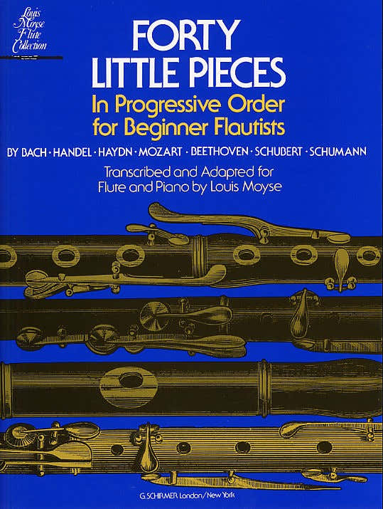 Moyse Louis - 40 Little Pieces In Progressive Order For Beginner Flutists