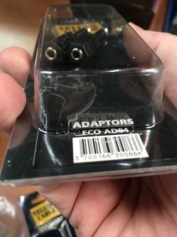 AD04 Adapter Jack Mannelijk Stereo Jack Vrouwelijk 3.5 MM - Set van 2 - B-stock