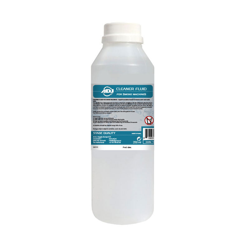 ADJ Liquide De Nettoyage 250ML Pour Machines A Brouillard