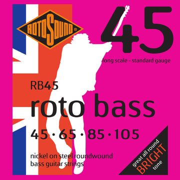 Roto Bass RB45 Nickel zonder zijde 45105