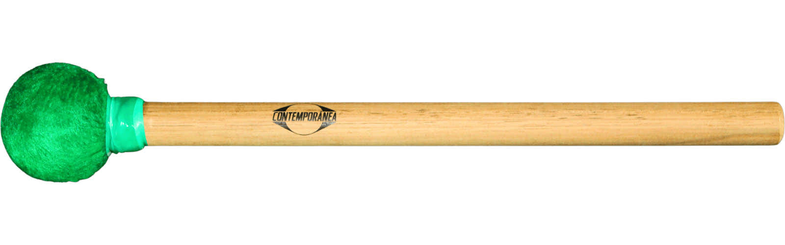 Mailloche de surdo bois 40cm - Verte