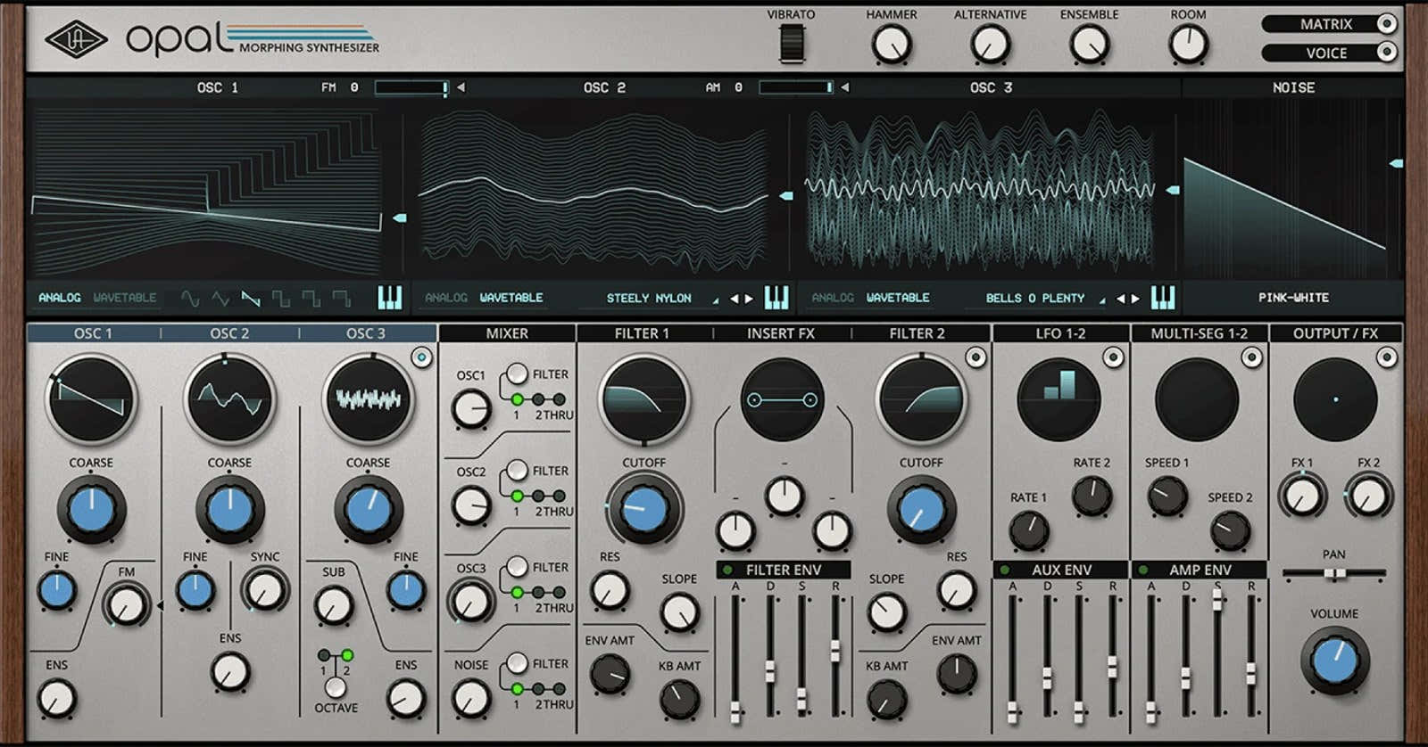 UAD Opal Morphing Synthesizer
