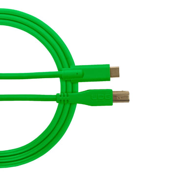 U 96001 GR - Câble USB 2.0 C-B Vert Droit 1.5m