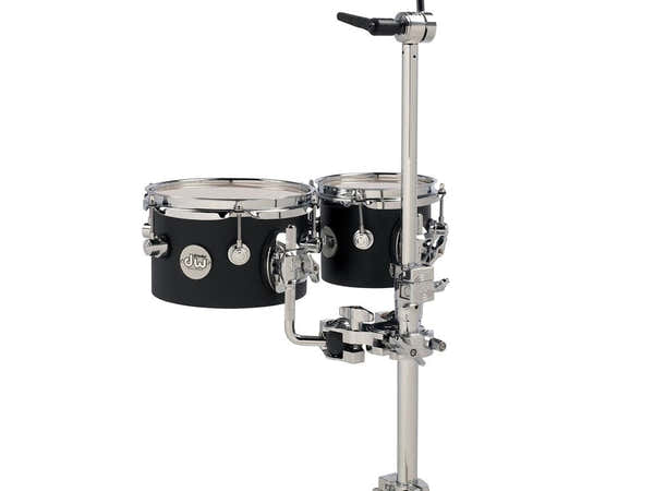 DW Drum Workshop Concert Tom 6X5" 8X5 Dgn Black Satin