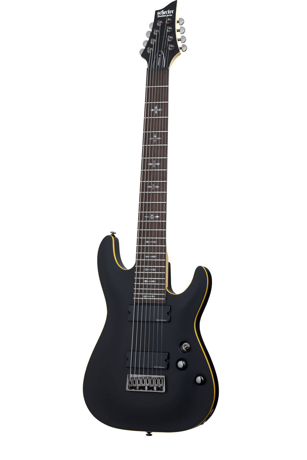 Demon 8 Aged Black Satin