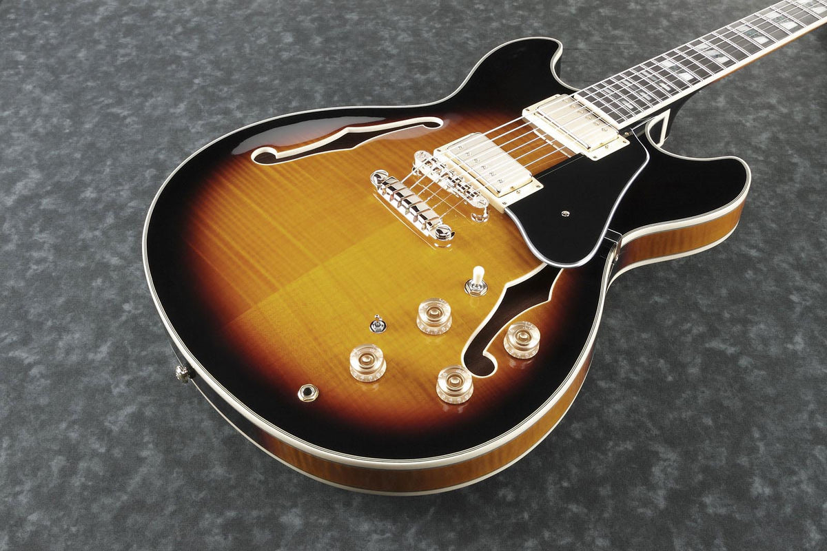 JSM10-VYS Vintage gele Sunburst Signatuur van John Scofield
