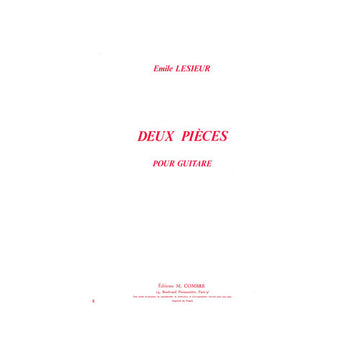 Lesieur Emile - Pieces (2) : Tendresse - Petite Marche - Guitare